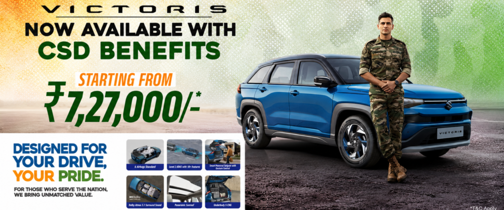 Maruti CSD Pricing in Bangalore